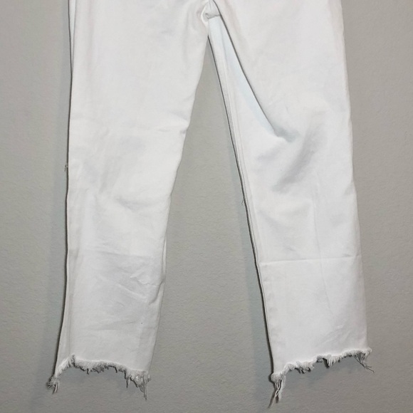 NWT Free People We the Free Maggie Mid Rise Ripped Straight Leg Jeans size 26 - Picture 13 of 14